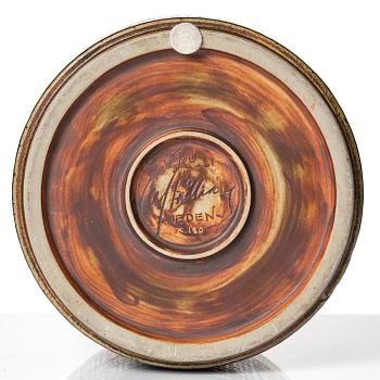 Carl-Harry Stålhane, a unique stoneware vase, Rörstrand, Sweden 1961.