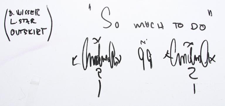 ANDERS A (ANDERSSON), blandteknik. Sign a tergo.