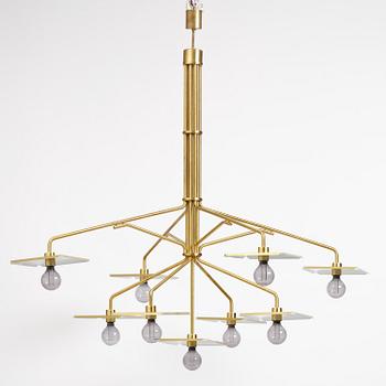 Hans-Agne Jakobsson, an imposing chandelier model C 2504, Hans-Agne Jakobsson AB, Markaryd, 1970s–80s.
