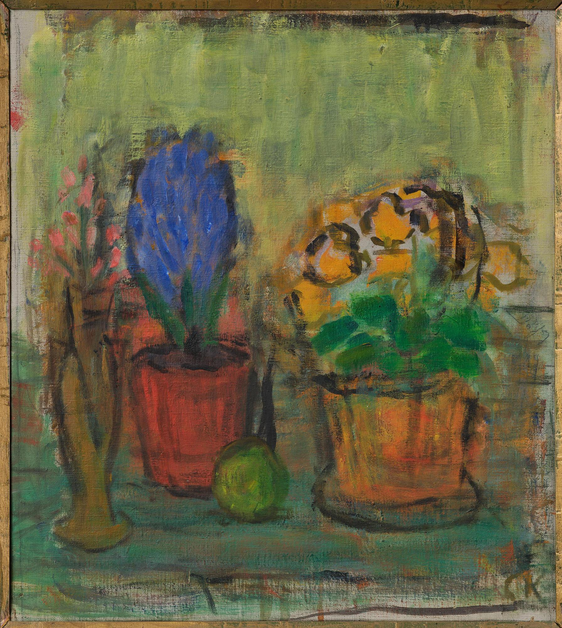 Carl Kylberg, "Hyacint och gula blommor".
