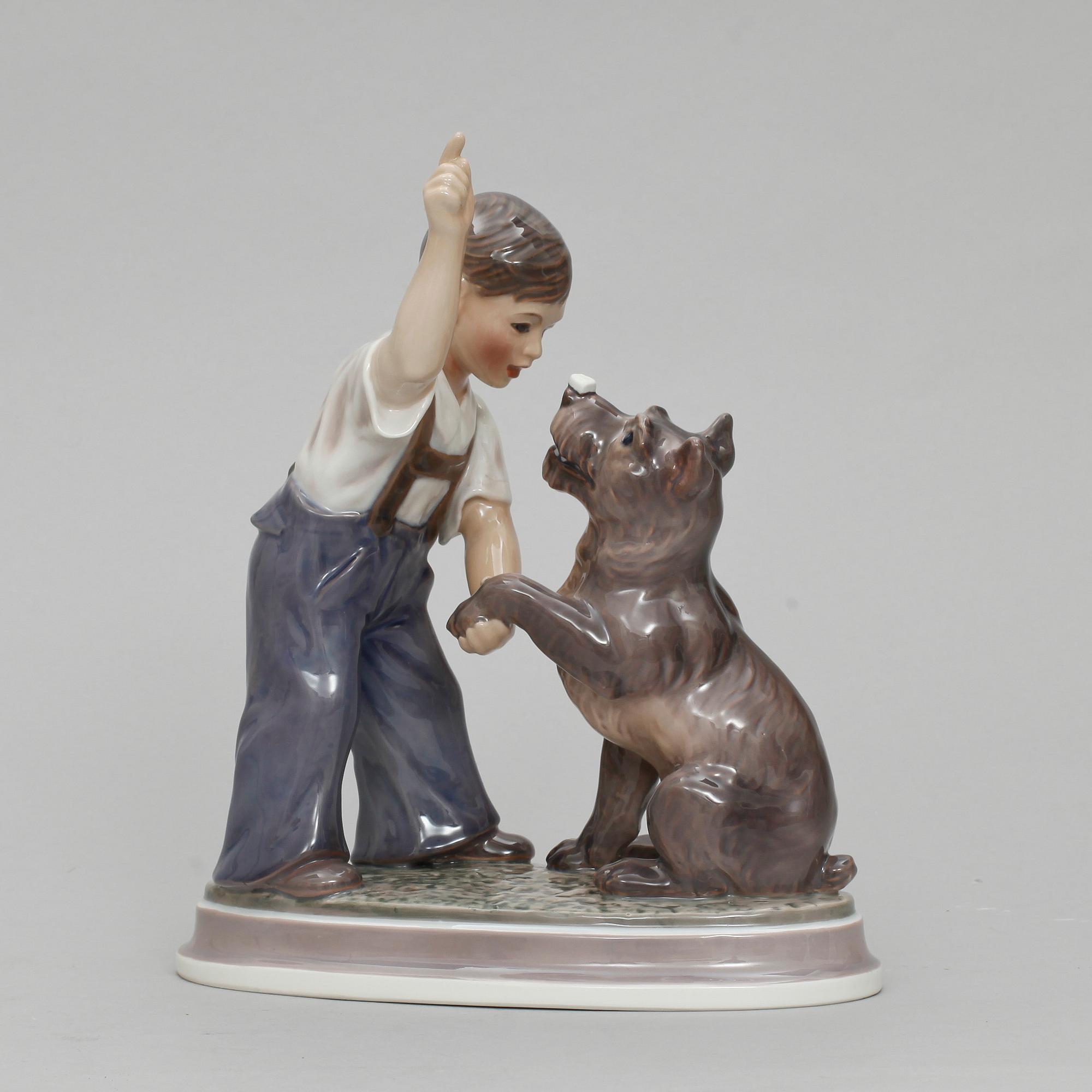 FIGURIN, porslin, Dahl Jensen, Danmark.