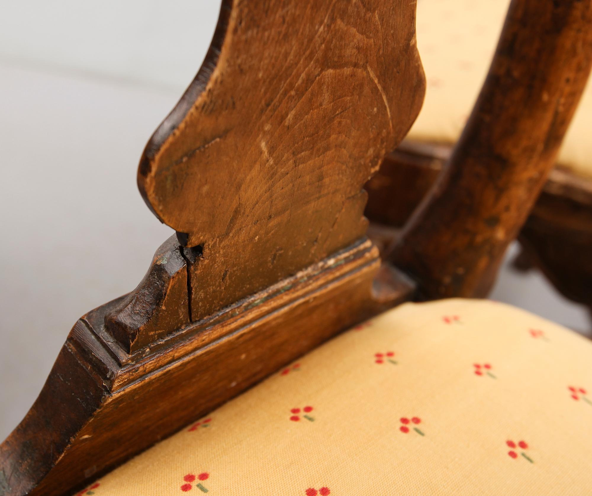 STOLAR, 5 st, senbarock, 1700-tal.