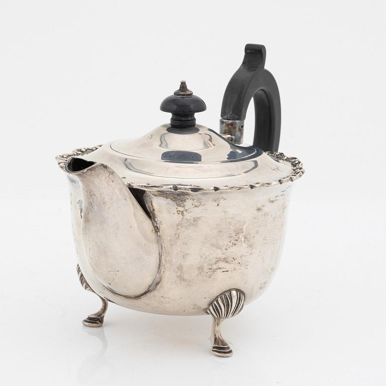 Maurice Freeman, a silver tea pot, London, England, 1898.