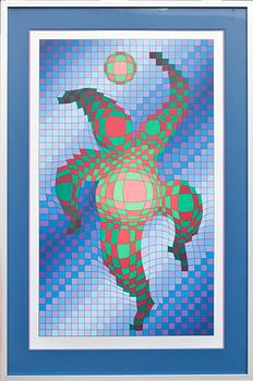 VICTOR VASARELY, färgserigrafi, signerad och numrerad 179/275.