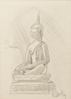 LARS ENGLUND, Pencil, 2, signed and dated -49.