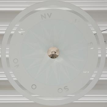 Simon Gate, a ceiling lamp model GD 652, Orrefors, 1930s.