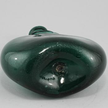 FLASKA, glas, troligen 1700-tal.