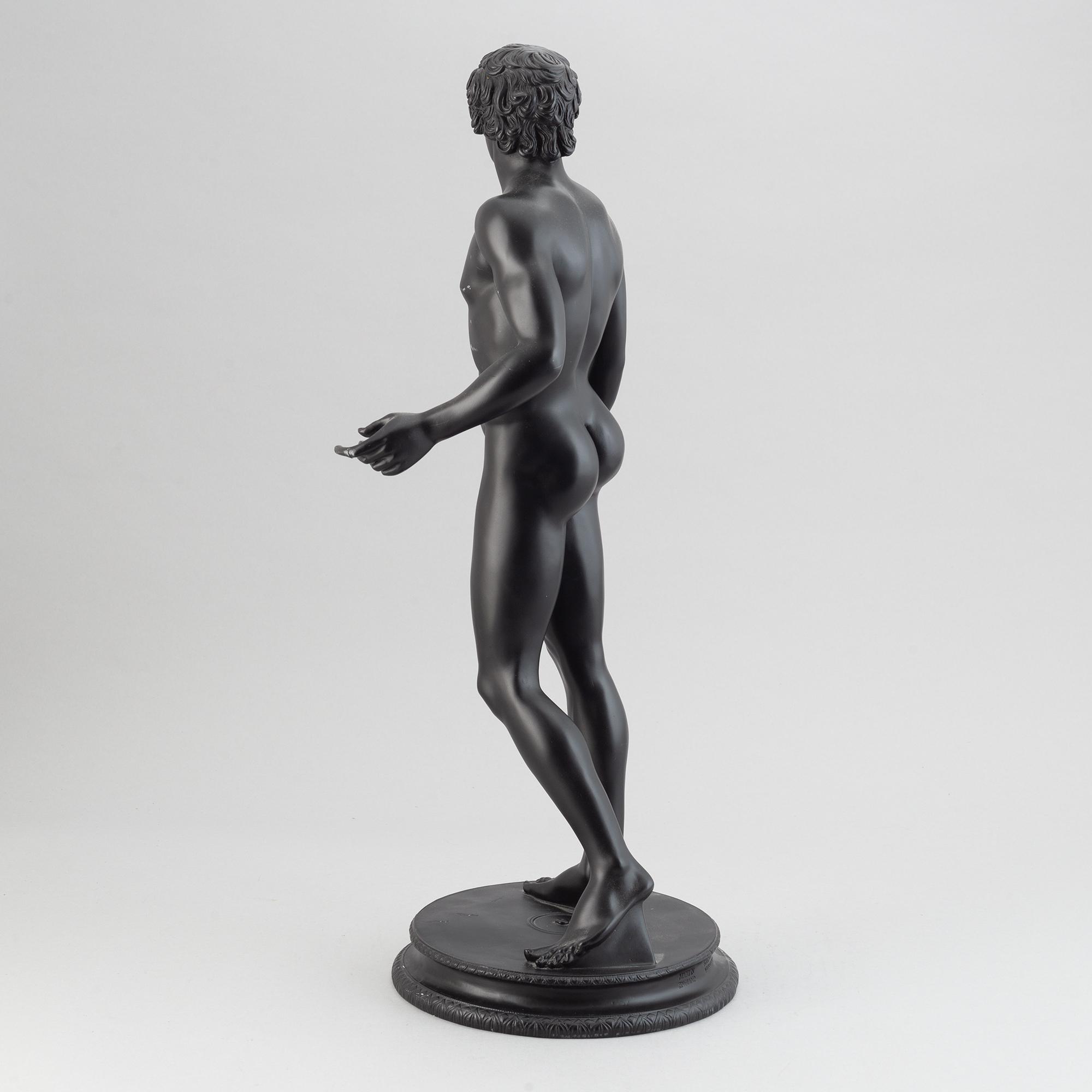 A sculpture after the 'Capitoline Antinous', England, modern manufacturing.