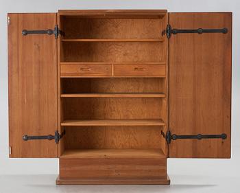 Axel Einar Hjorth, a 'Lovö' stained pine cabinet, Nordiska Kompaniet, NK, Sweden 1930's.