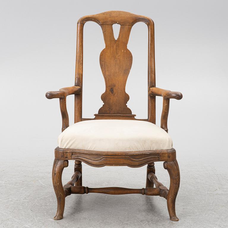 Karmstol, Stockholmsarbete, 1700-talets senare del, Rokoko.