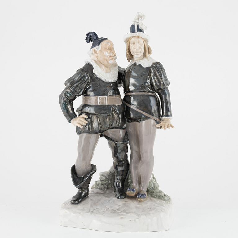 Axel Locher, a model 1731 porcelain, figurine, Bing & Grøndahl, Denmark, 1915-1947.