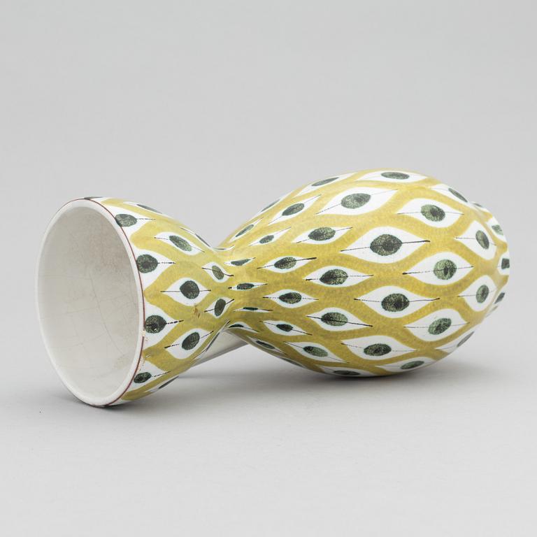 Stig Lindberg, an earthenware vase, Gustavsbergs studio.