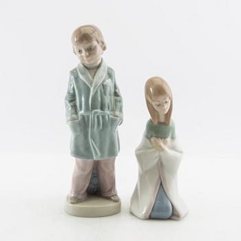 Figurines, 2 pcs, Lladró Spain 1971-1974.
