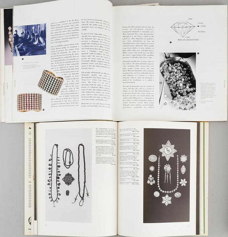 BOOKS, 7 vol. About Jewelry.