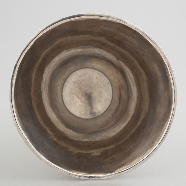 A Swedish Silver Beaker, mark of Christopher Nordin, Hudiksvall circa 1830.