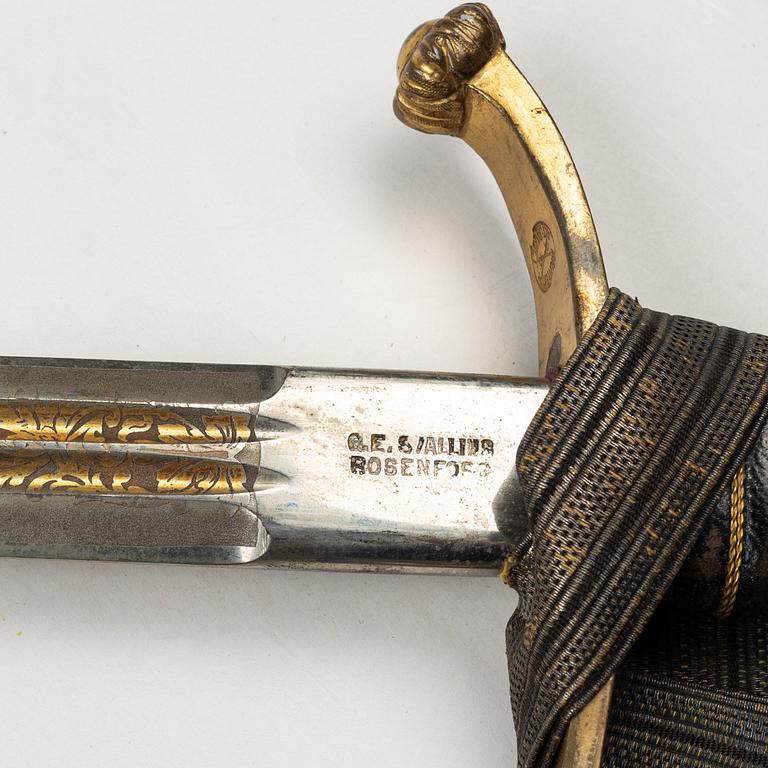 Sabel, för officer vid infanteriet, Sverige, m/1899.