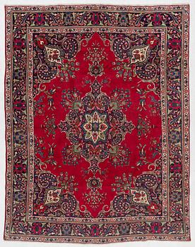 Carpet, Tabriz, approx. 370 x 285 cm.