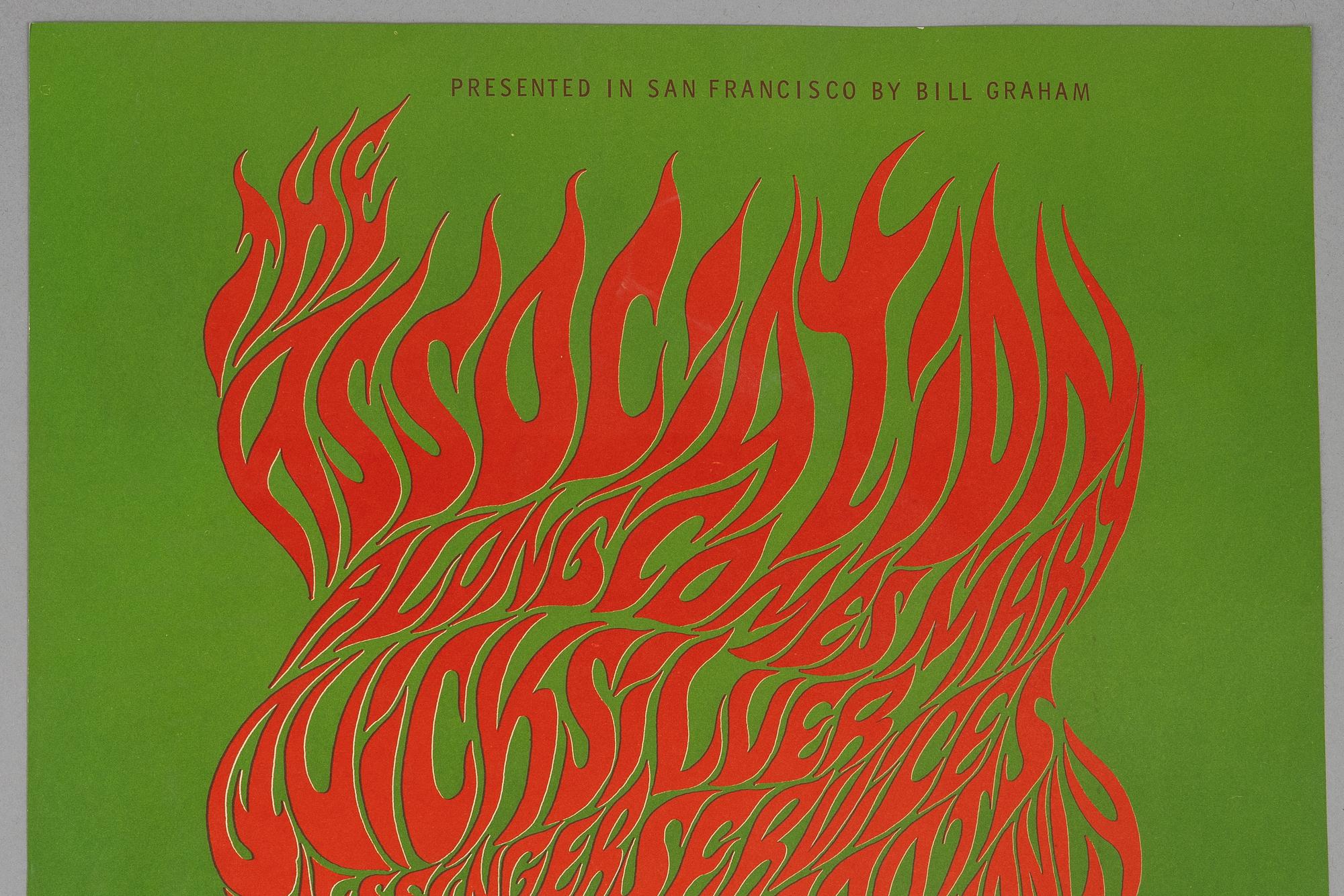 Wes Wilson, concert posters, a pair, San Francisco, 1966.