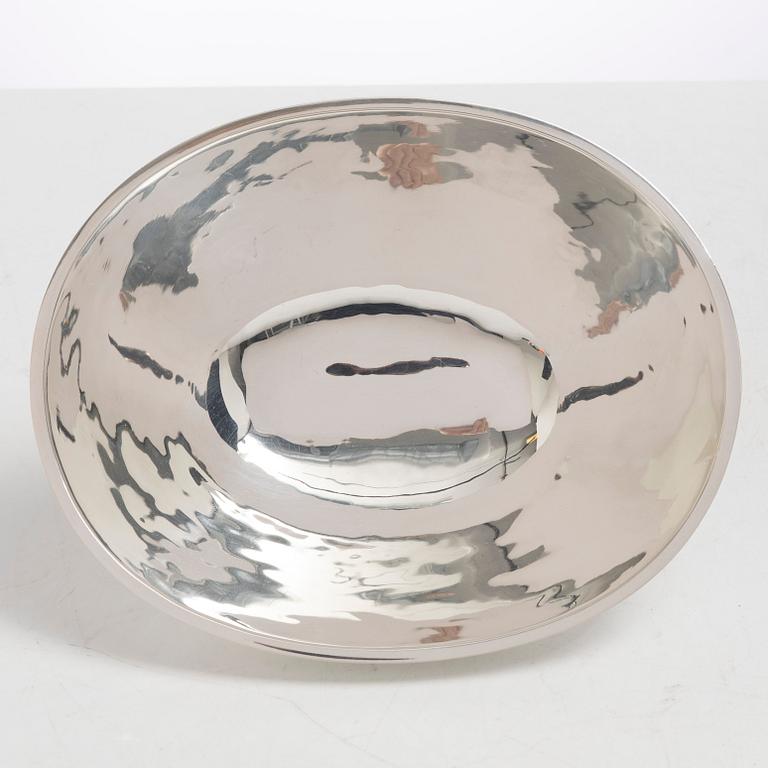 Eric Råström, skål, silver, firma CG Råström, Stockholm 1964.
