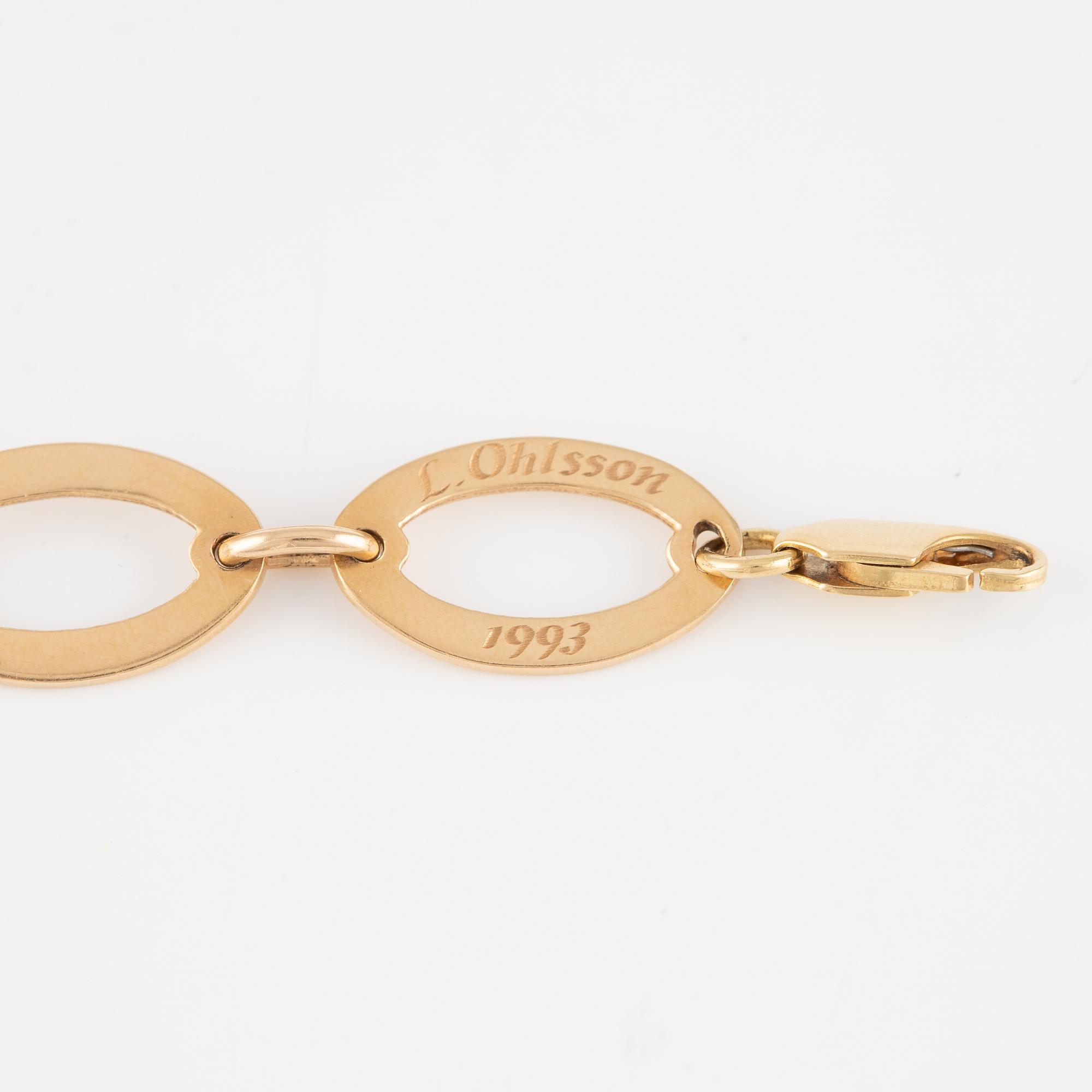 Bracelet, 18K gold, Borgila.