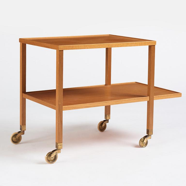 Josef Frank, a mahogany serving trolley, Svenskt Tenn, Sweden, model nr 470.