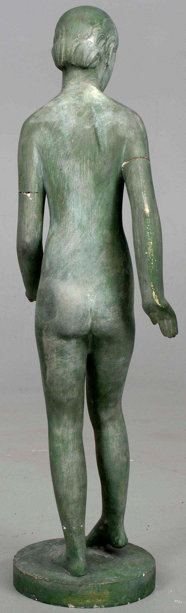 GUNNAR FINNE, patinerad gips, sign 1931.