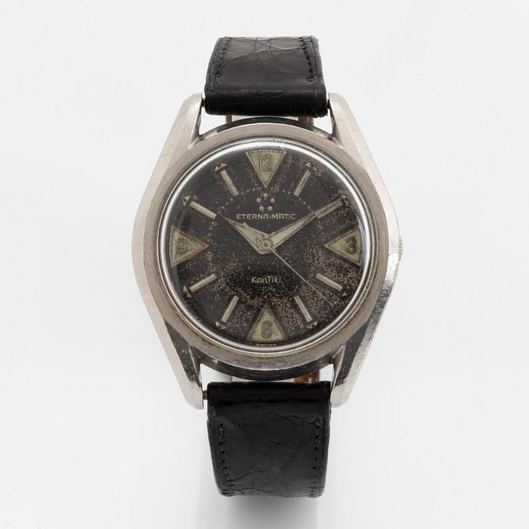 Eterna-Matic, Kontiki (Swiss),  armbandsur, 37 mm.