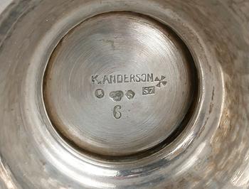 PARTI SILVER, 4 delar, ca 1920-tal.