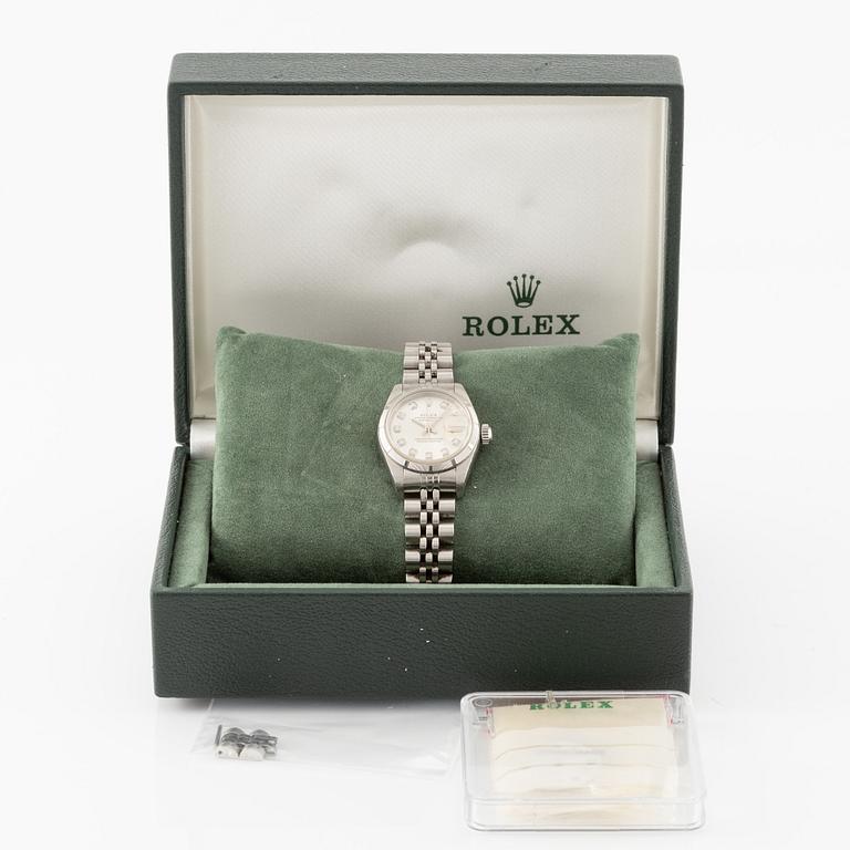 Rolex, Oyster Perpetual, Datejust, "Diamond Dial", wristwatch, 26 mm.