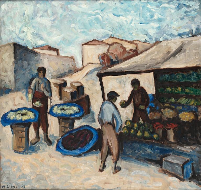 Agnes Cleve, "Torghandel i Tunis".