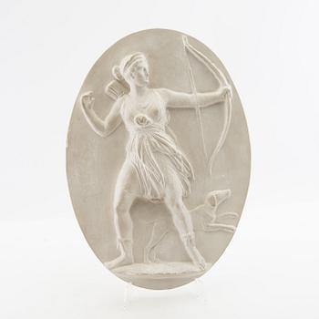 Väggreliefer 2 st Bing & Grøndahl och Torvaldsen museum Danmark 1900-talets början.