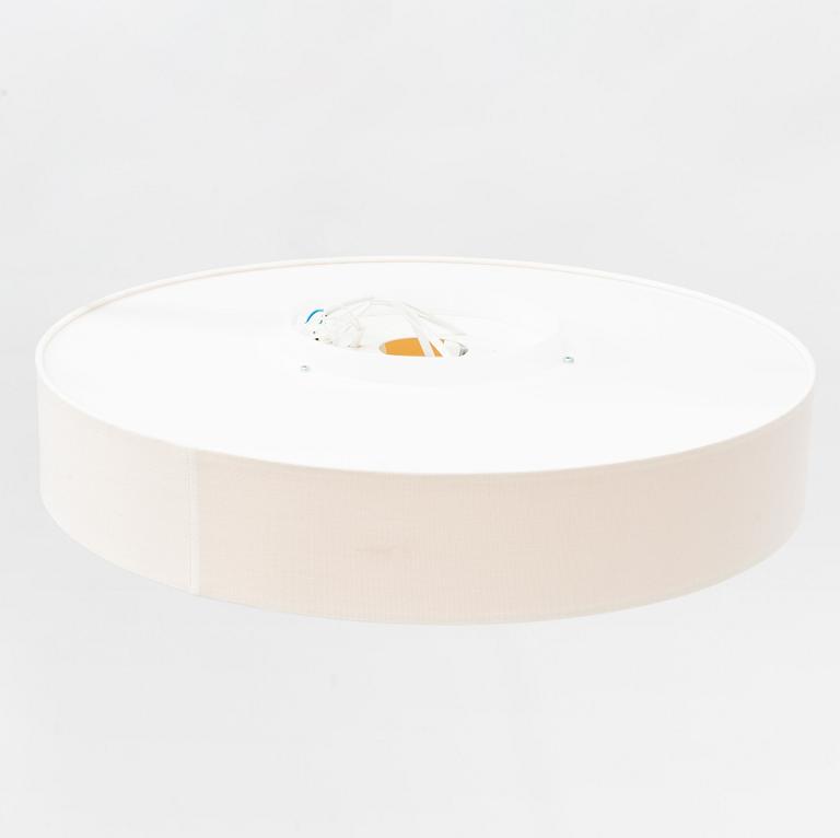 A acrylic and textile ceiling light, Luxus, Vittsjö.