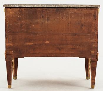 A Gustavian commode by Gottlieb Iwersson, signed and dated 1783.