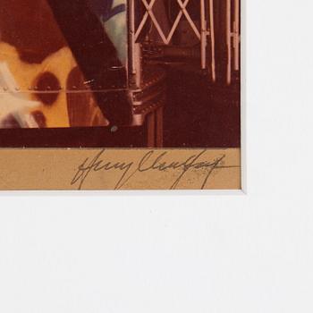 HENRY CHALFANT, fotografi, gelatin silver print, signerat.