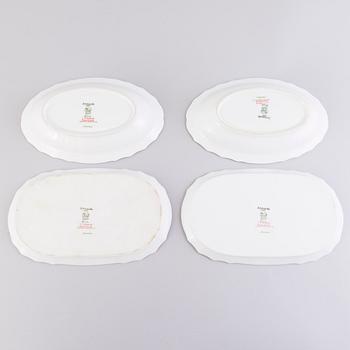 A 51-piece Hutschenreuther Selb Dresden porcelain dinner set, Bavaria Germany.
