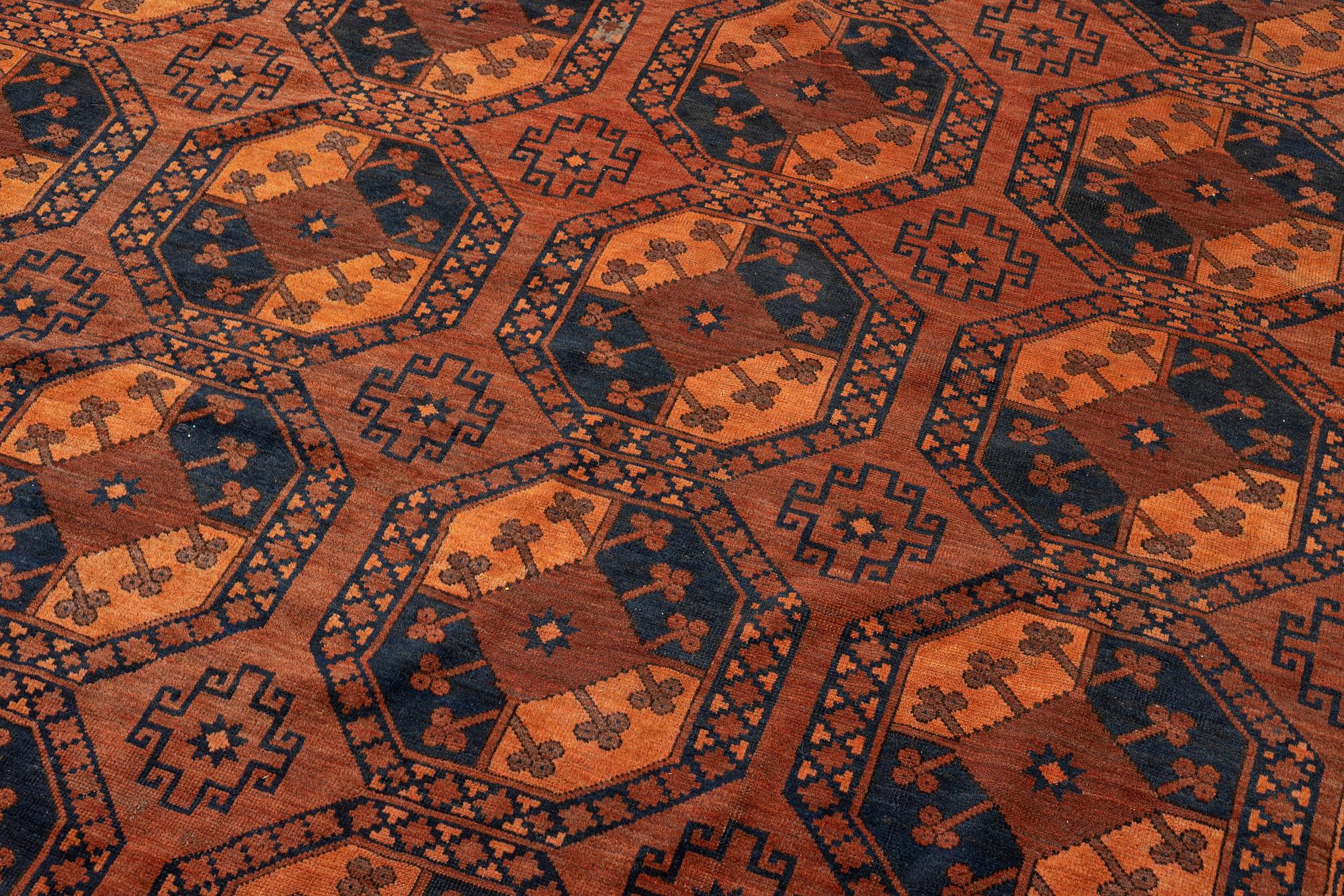 Matta, antik Ersari, norra Afghanistan, ca 360 x 217 cm.