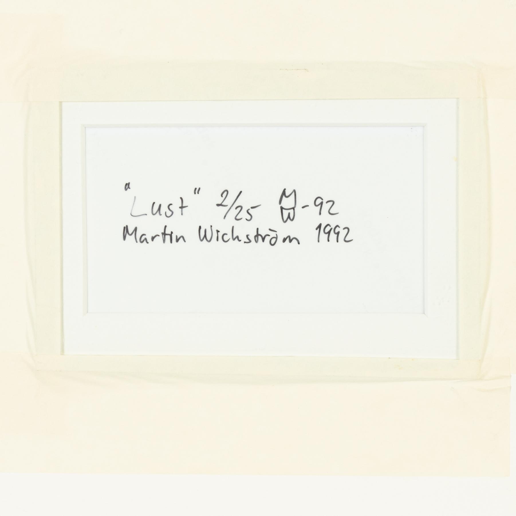 Martin Wickström, photograph signed and numbered 2/25 verso.