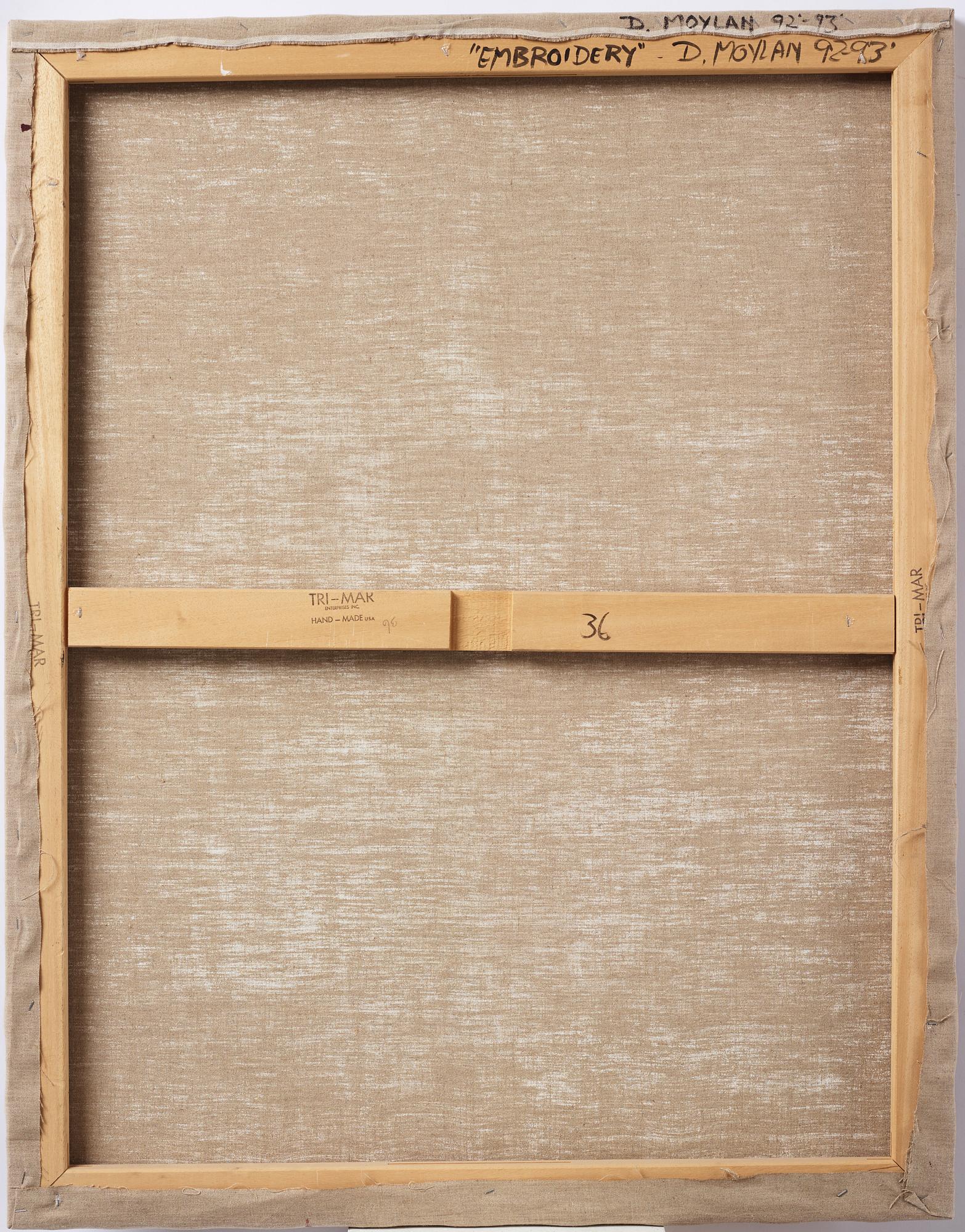 Donna Moylan, olja på duk, signerad och daterad 92-93 a tergo.