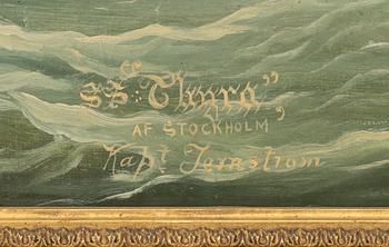 Ship portrait, 19th century. "SS Thyra af Stockholm".