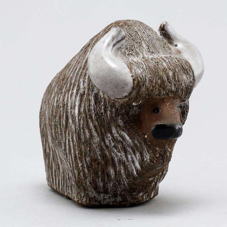 Eight stoneware figurines by Uppsala-Ekeby, from the latter half of the 20th century.