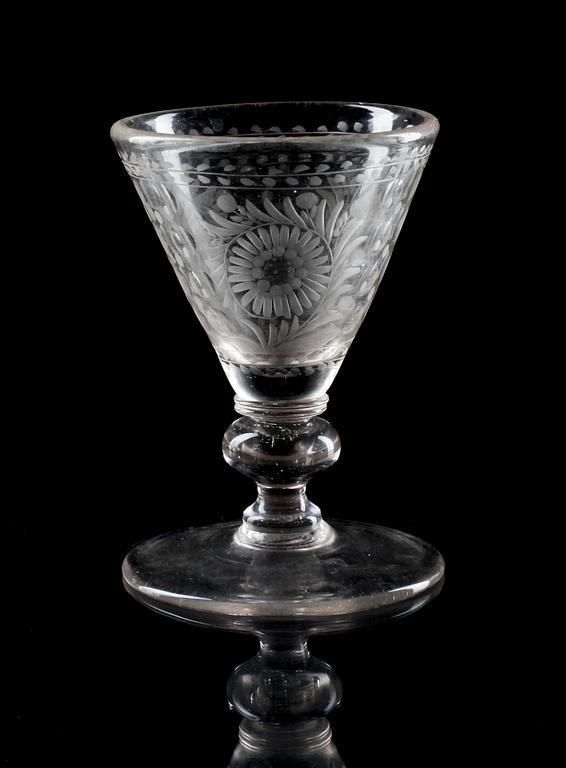 GLAS, barock, Böhmen, 1700-tal.