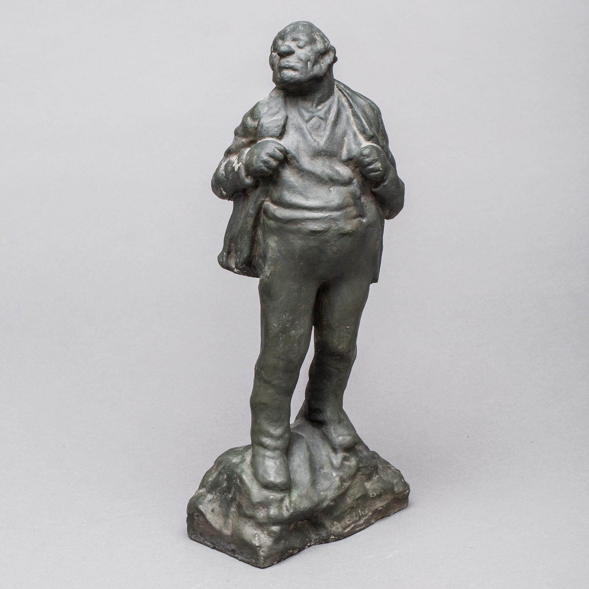 AXEL EBBE, skulptur, signerad.