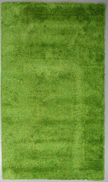 GUNILLA LAGERHEM ULLBERG, MATTA, "Moss Green 11", handtuftad rya, ca 347 x 198 cm, Kasthall 1998.