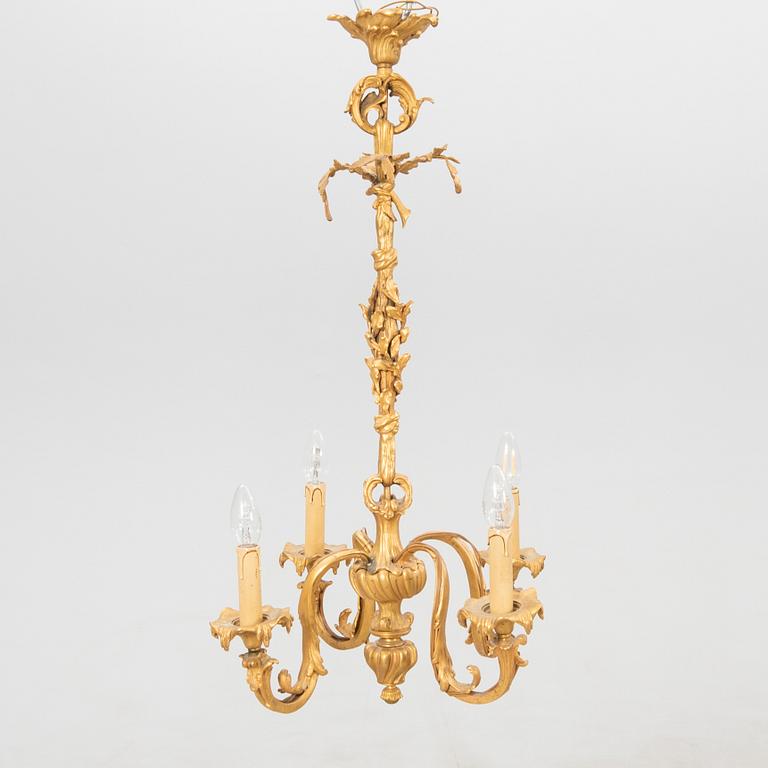 Chandelier in Rococo style, early 20th century.