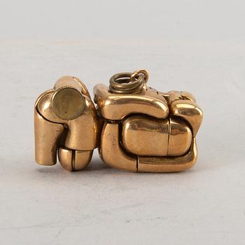MIGUEL ORTIZ BERROCAL, a bronze pendant/sculpture.