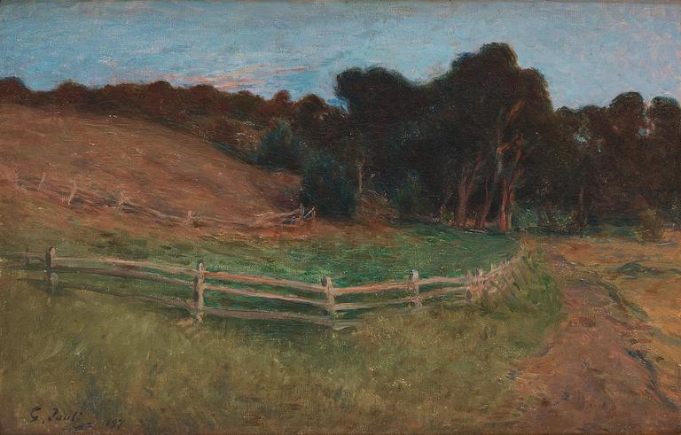 Georg Pauli, A summer evening.