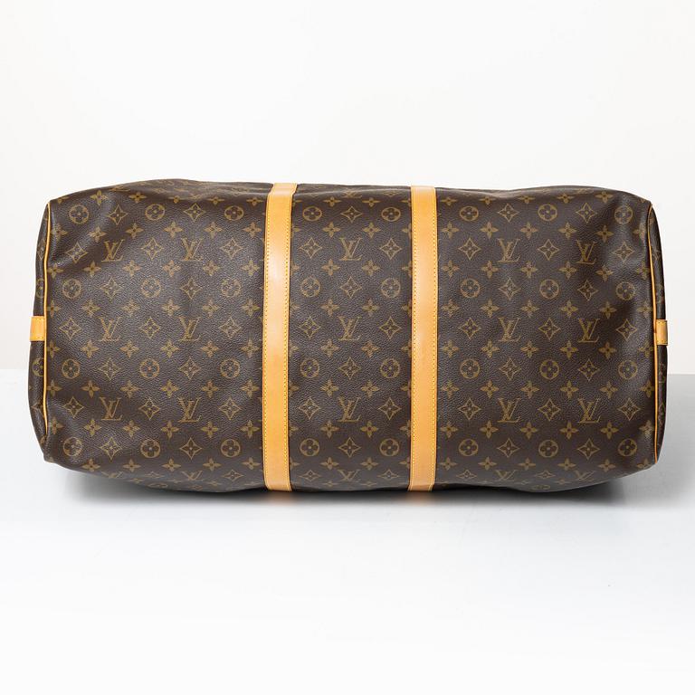 Louis Vuitton, weekend bag, "Keepall 60 Bandoulière".