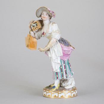 A Meissen porcelain figurine, period of Marcolini (1774-1814).