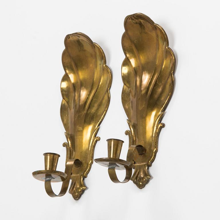 Paavo Tynell, a pair of 1920/1930's wall sconces '7003' for Taito Finland.