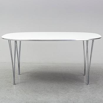 BRUNO MATHSSON & PIET HEIN, matbord, "Superellips", Fritz Hansen, Danmark.